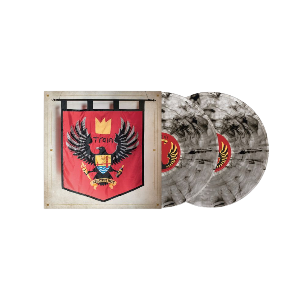 Train - Greatest Hits 2LP Exclusive Clear Black Swirl Vinyl