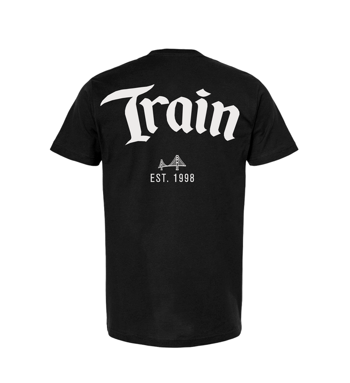 deps ARCH LOGO R/S TEE 七分袖 BLACK×BLACK Train - Arch Logo Tee